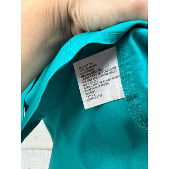 Worthington women stretch 2X blouse button up - Picture 5 of 8